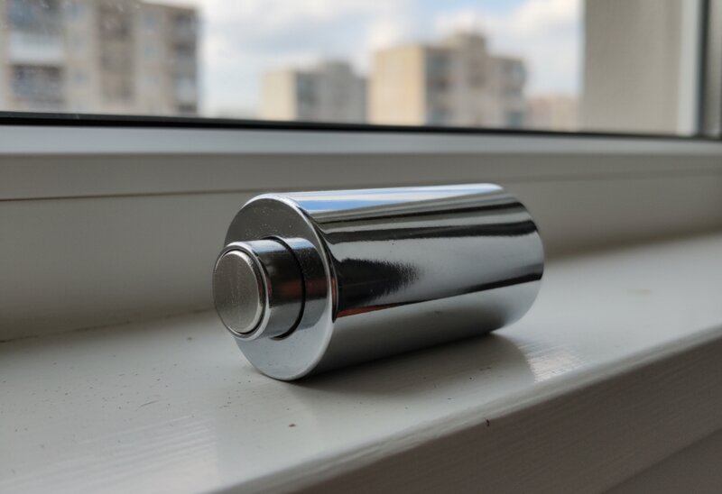 Мастер устанавливает новый замок в металлическую дверь