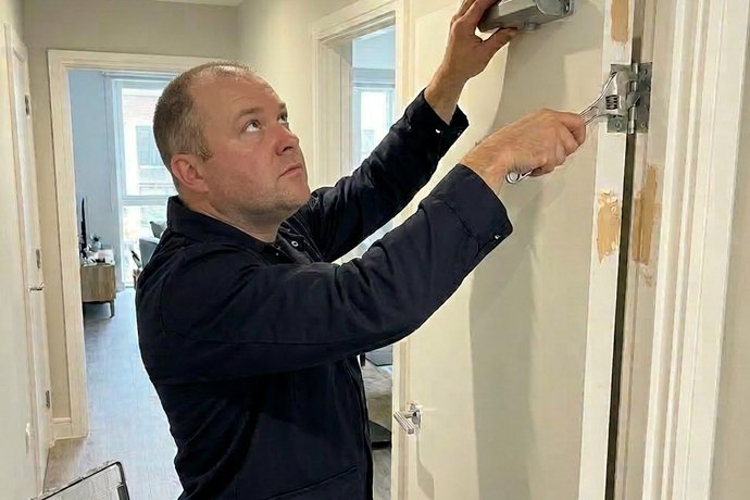 Чиним дверное полотно